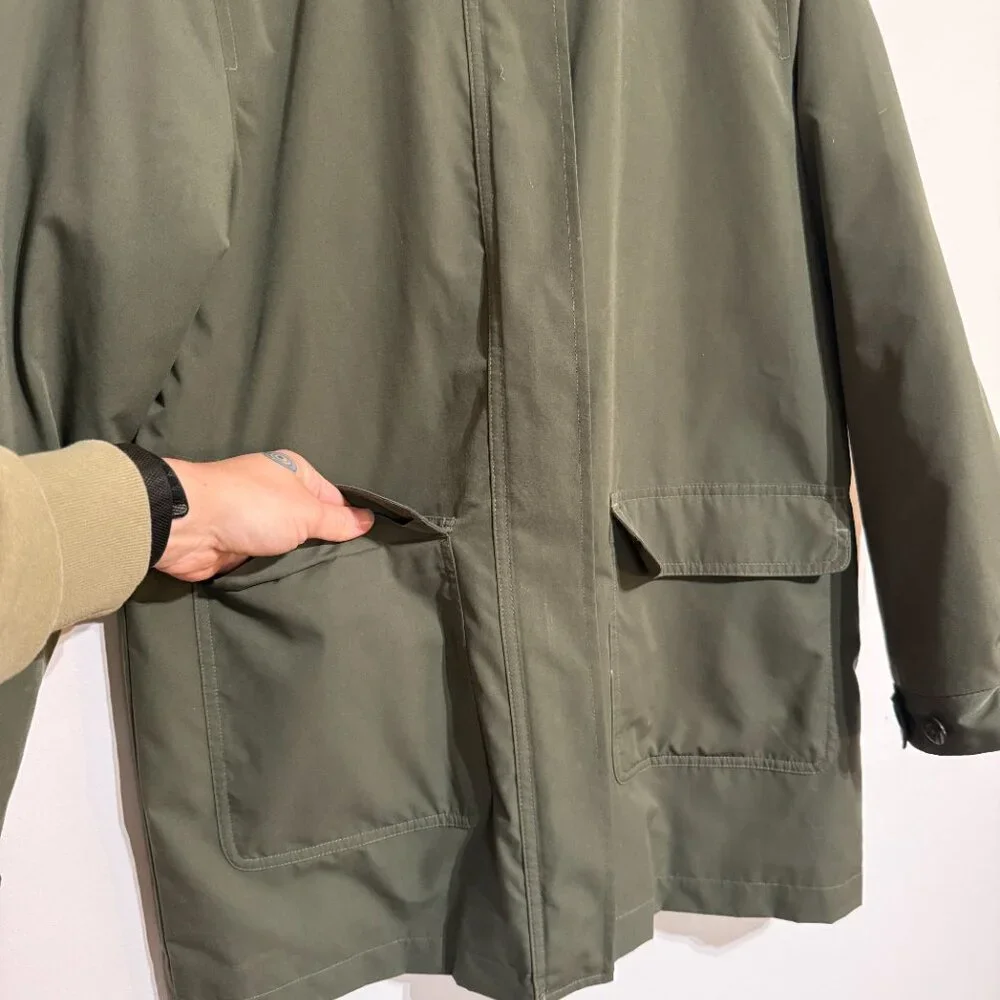 EUC Vintage L.L. Bean Chore Jacket, Small, in Olive Drab - Picture 3 of 5